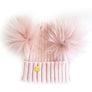 Cap With 2 Colorful Pompoms - MekMart