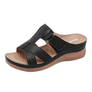 2020 Women Flat Wedges Sandals Buckle Strap Wedges Shoes