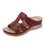 2020 Women Flat Wedges Sandals Buckle Strap Wedges Shoes