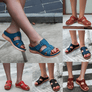 2020 Women Flat Wedges Sandals Buckle Strap Wedges Shoes