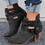 2020 Women's Retro Fashion Round Toe Comfortable Short Boots