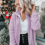 2020 Women's Long Sleeve Collarless Zipper Coats