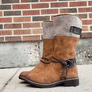 2020 Comfy Low Heel Mid-calf Boots
