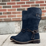 2020 Comfy Low Heel Mid-calf Boots