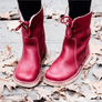 Comfy Soft Fur-Lined Leather Casual Round Toe Mid-Calf Boots