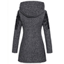 Women Winter Long Sleeve Fleece Hooded Zipper Coats