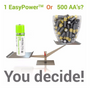 USB Rechargeable AA Battery 1450mAh/PC 2PCs Per Pack - MekMart