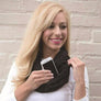 Bequee Winter Infinite Scarf With Zipped Pocket - MekMart