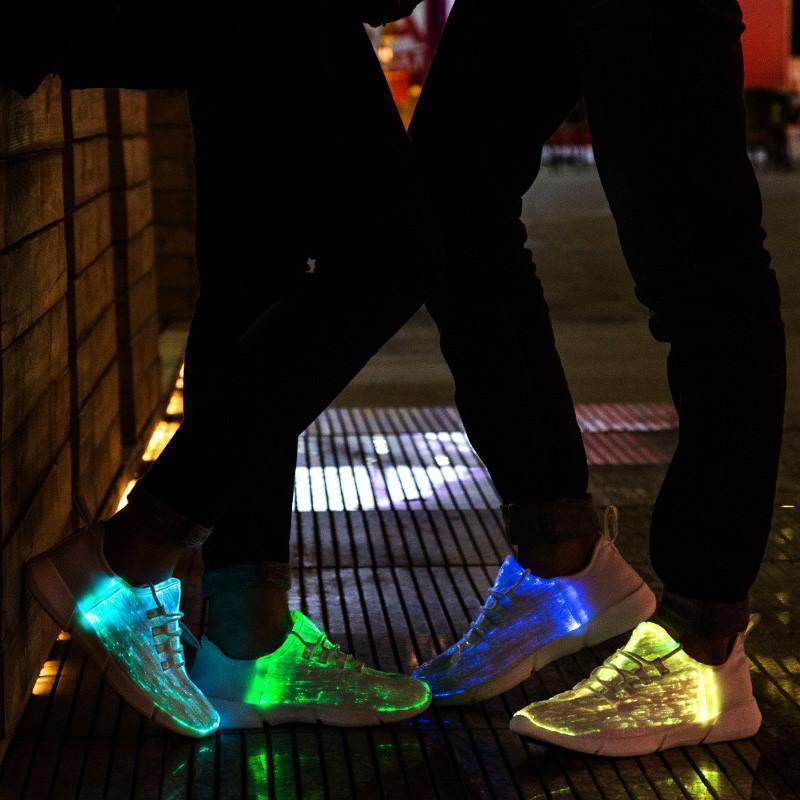 LUMINOUS FIBER OPTIC SHOES