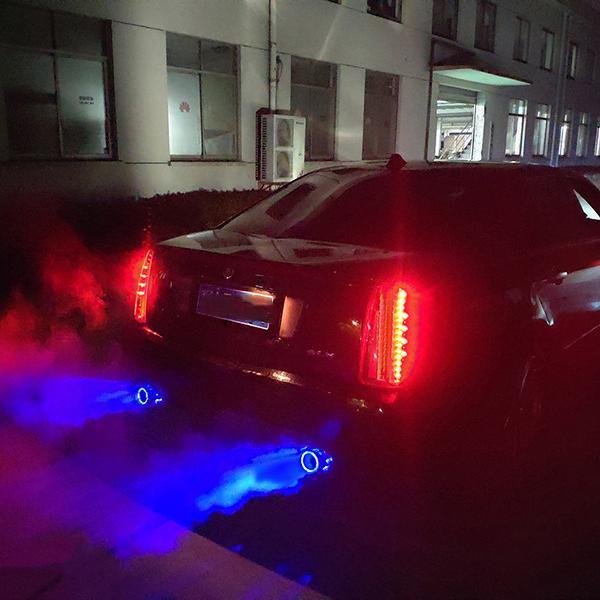 LED lights refit car exhaust pipes - MekMart