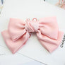 Beautiful Girls' Silk Bow Barrette Hair Clips - MekMart