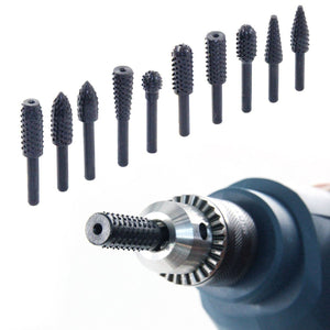 Domom® Premium Rotary Rasps Wood Set(10 pcs per set) - MekMart