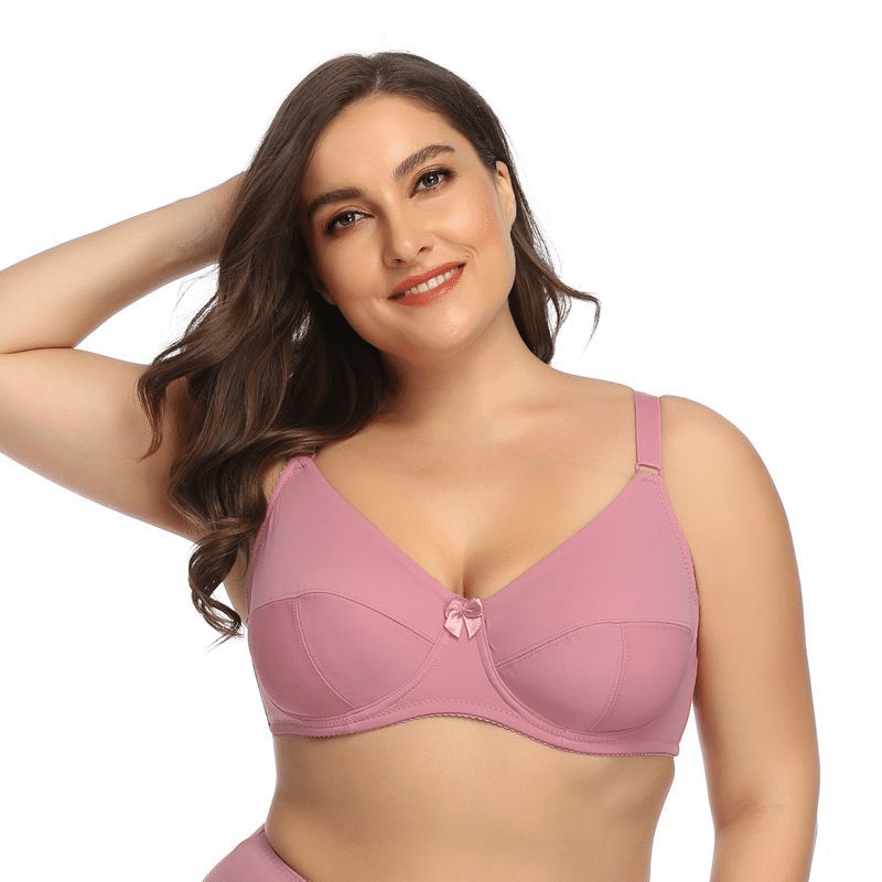 Plus Large Big Size Women's Beauty Back Smoothing Underwire Bra