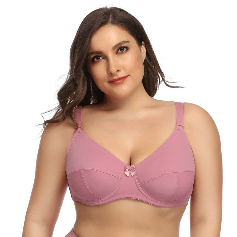 Plus Large Big Size Women's Beauty Back Smoothing Underwire Bra