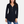 Women Tassel Zipper V Neck Long Sleeve Casual Loose T-Shirt