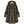 2020 High-end Fashion Irregular Plush Hooded Jacket Warm Coat