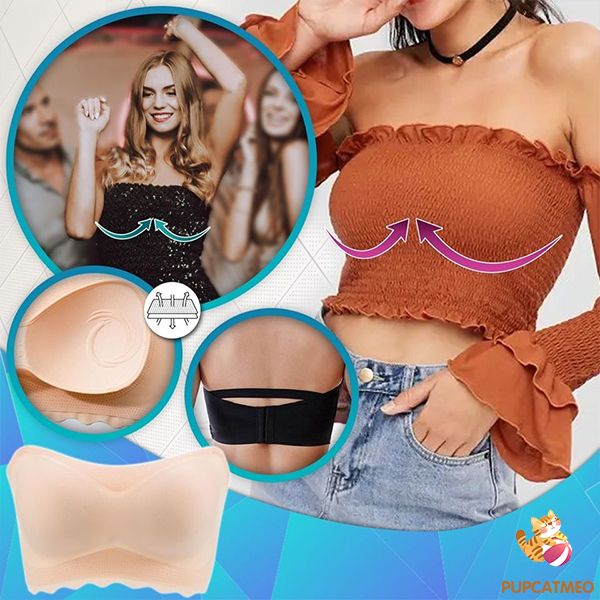 Plus Size Smooth Seamless Invisible Full Coverage Wireless Minimizer Strapless Bra