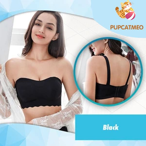 Plus Size Smooth Seamless Invisible Full Coverage Wireless Minimizer Strapless Bra