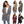 Long Sleeve V-neck Buttons Pockets Coats