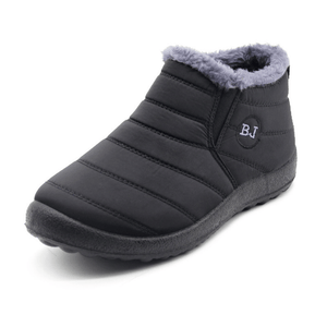 WOMEN COMFY WATERPROOF WOOL ANKLE BOOTS