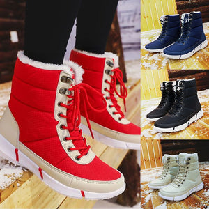 Women's Fashion Waterproof Casual Cotton Boots