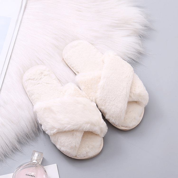 Women's Flats Cotton Flat Heel Slippers