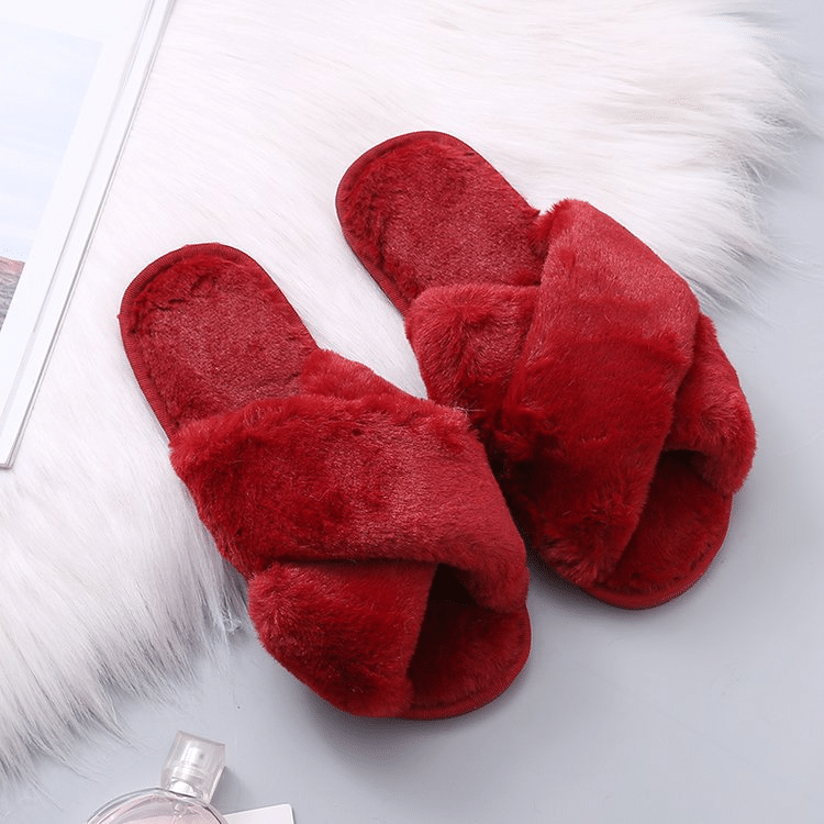 Women's Flats Cotton Flat Heel Slippers