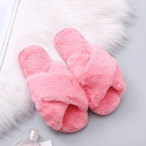 Women's Flats Cotton Flat Heel Slippers