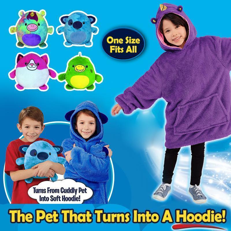 Cute Warm Comfy Oversized Pet Hoodie For Kids - MekMart