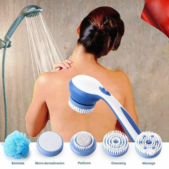 Electric Spinning Spa Body Massage Shower Brush - MekMart