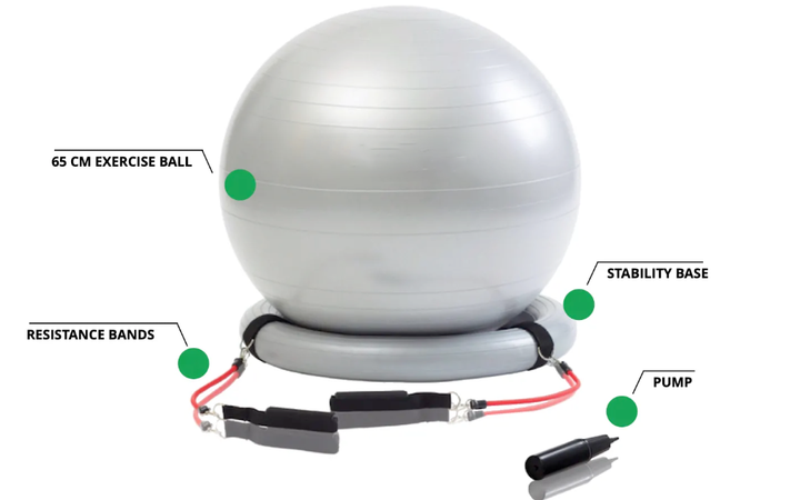 Balancing Stability Ball for Yoga Pilates Anti-Burst - MekMart