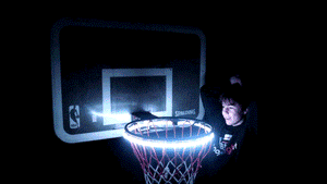 Basketball Hoop Activated LED Strip Light 6 Flash Modes - MekMart