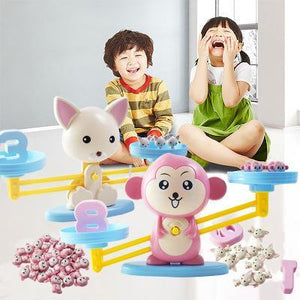 Rolling the monkey & pig balance toy - MekMart