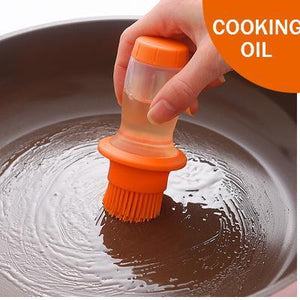 One-Push Silicone Cooking Oil Brush - MekMart