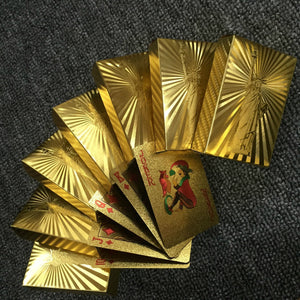 Luxury 24K Gold Foil Poker Playing Cards - MekMart