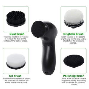 Electric Shoe Polisher，4 brush heads - MekMart