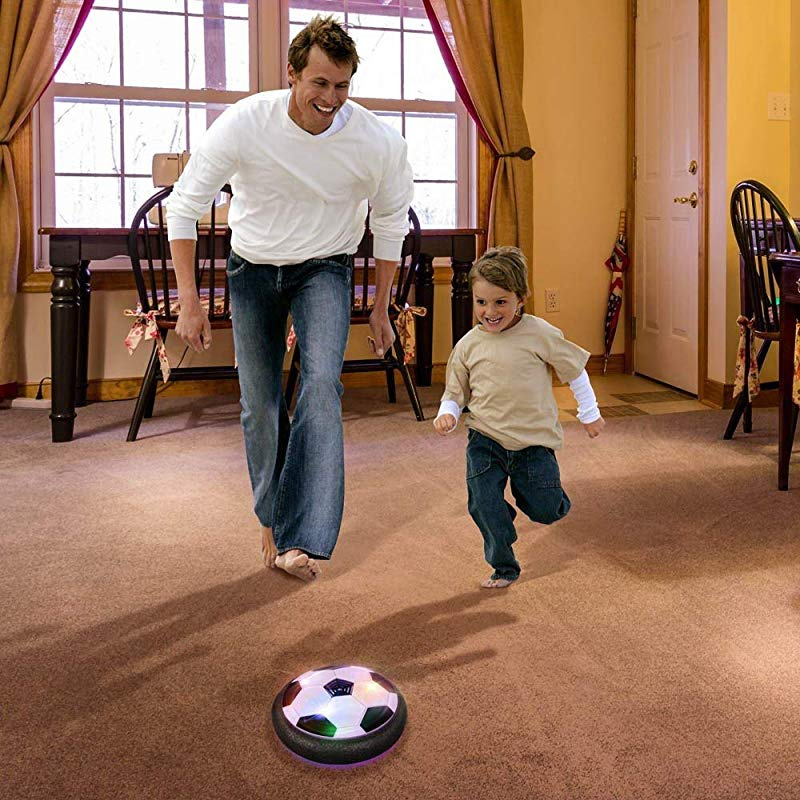 Air Power Soccer Disk Amazing Hover Football with High Power LED Light - MekMart