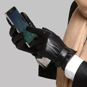 Winter men's touch screen plush gloves - MekMart