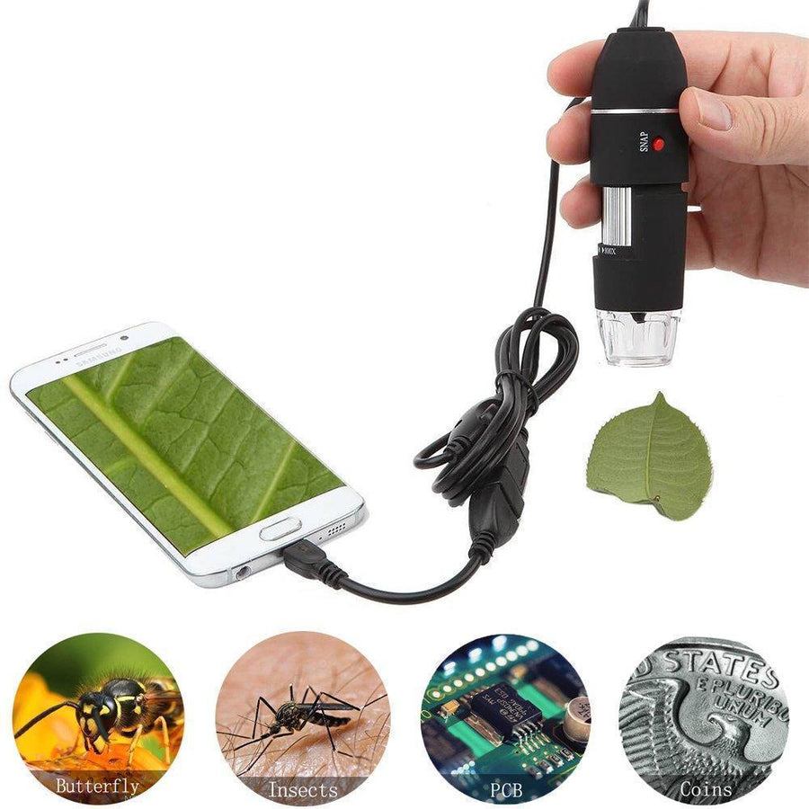 Domom® USB Digital Microscope LED PC-Connectable Digital - MekMart