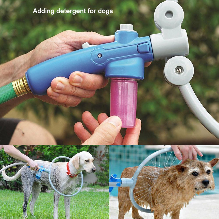 Folding Ring-Shaped Pet Grooming Shower - MekMart