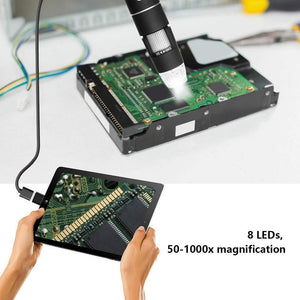 Domom® USB Digital Microscope LED PC-Connectable Digital - MekMart