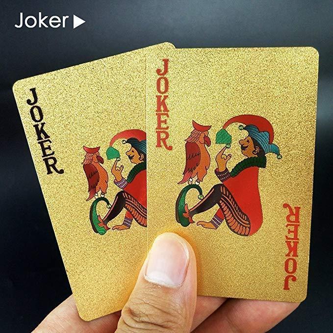 Luxury 24K Gold Foil Poker Playing Cards - MekMart