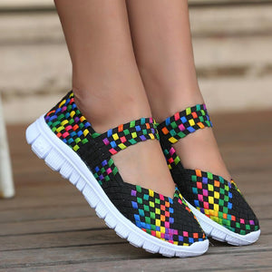 2020 Hand-woven Breathable Women Shoes