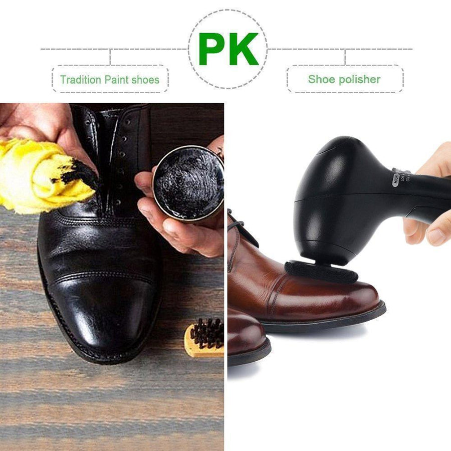 Electric Shoe Polisher，4 brush heads - MekMart