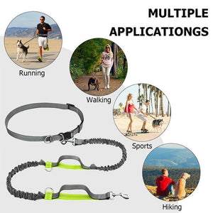 Handsfree Elastic Bungee Dog Leash - MekMart