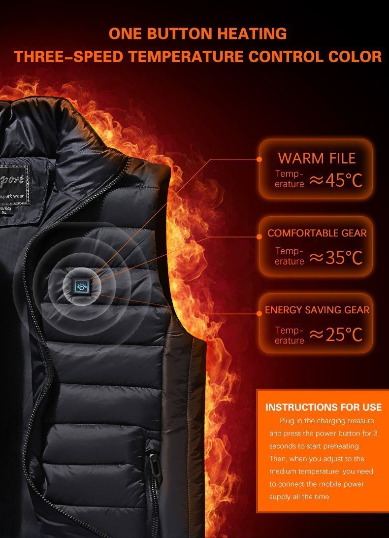 Unisex Warming Heated Vest(Free shipping) - MekMart