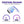 Electric Handheld Body Massager，With 5 Headers - MekMart