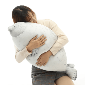 Fluffy Plush Seal Pillow - MekMart