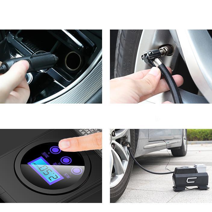 12V Mini Multifunction Car Inflator - MekMart