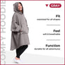 Comfy Huggle Hoodie Blanket - MekMart